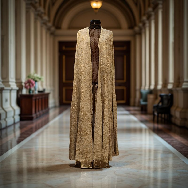 Free Size Linen Special Embroidery Dress Length 55"