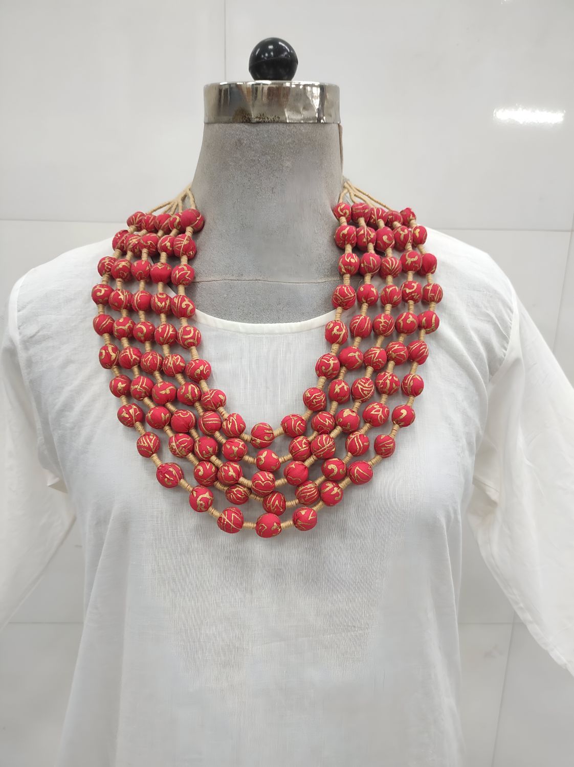 Necklace Cotton Fabric