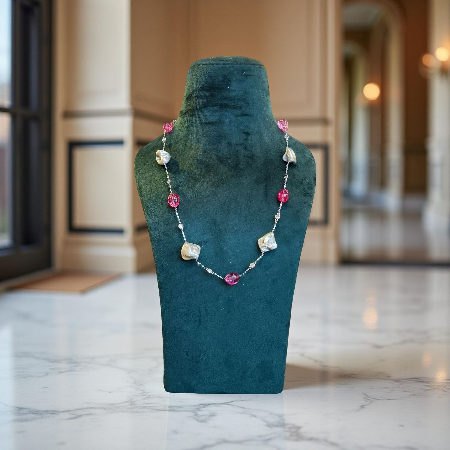 Luxury Satlada Style Beaded Necklace 08