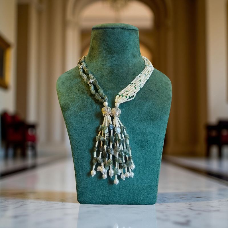 Luxury Satlada Style Beaded Necklace 01