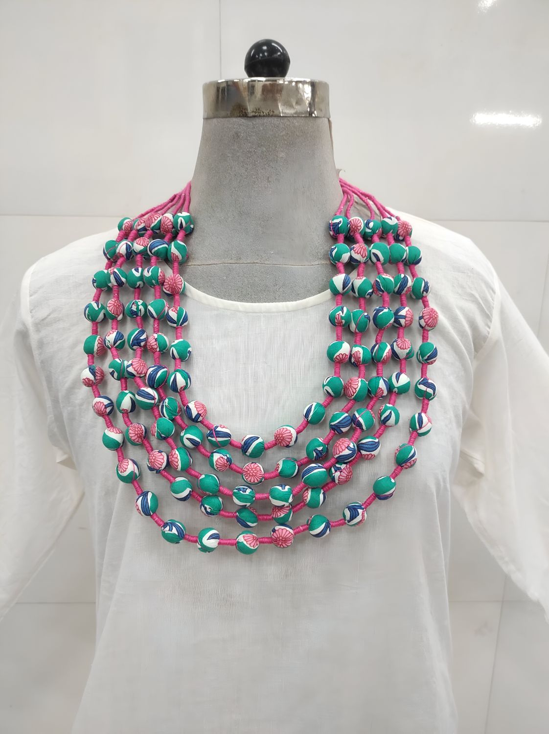 Necklace Cotton Fabric