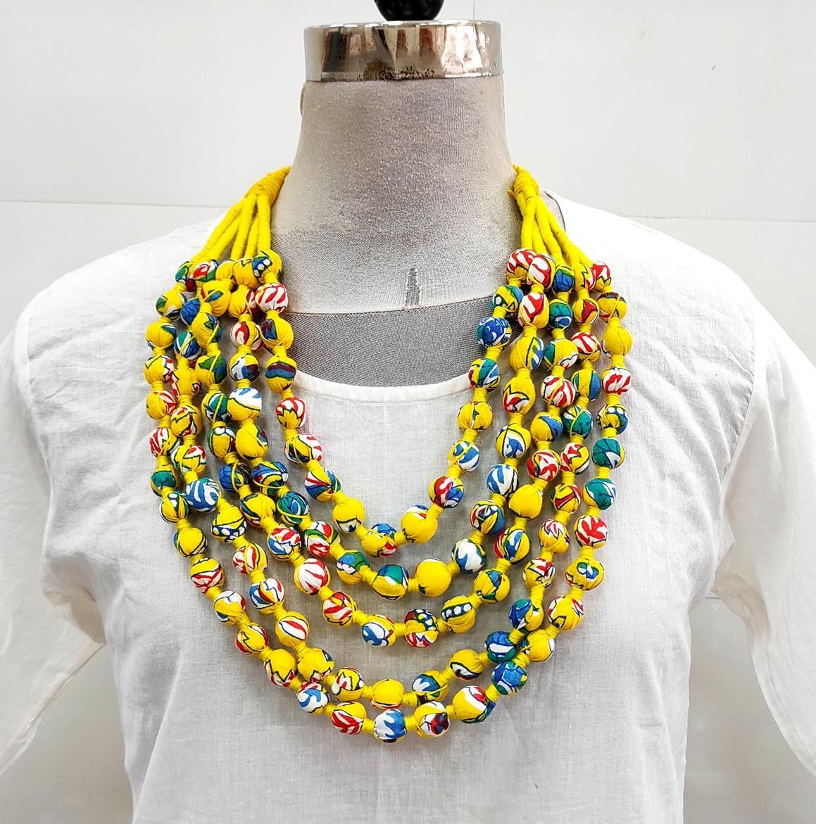 Necklace Cotton Fabric