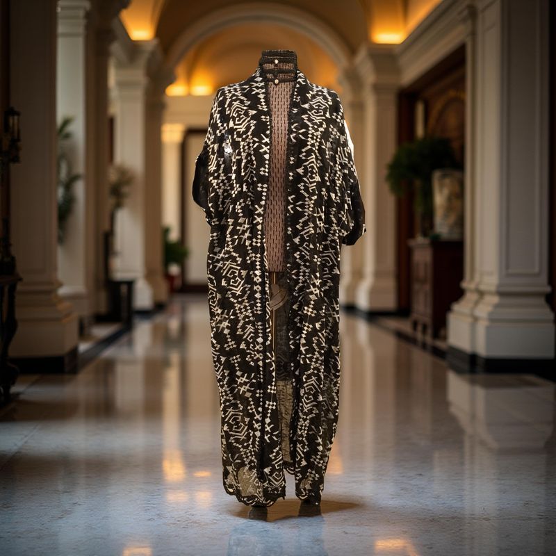 Free Size Linen Special Embroidery Dress Length 51"