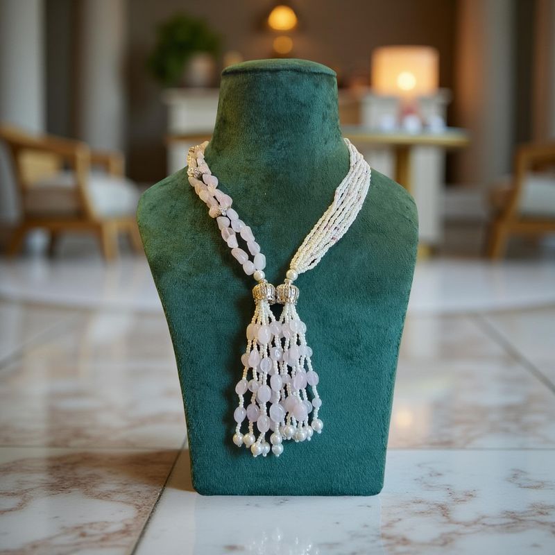 Luxury Satlada Style Beaded Necklace 04