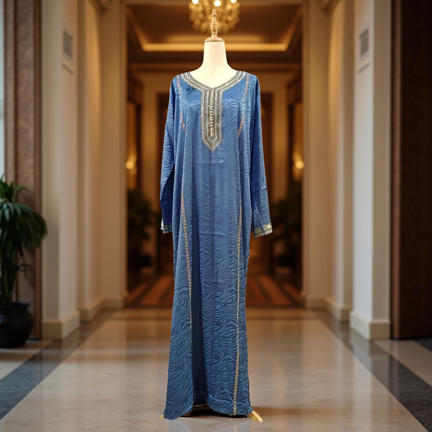 2XL-3XL Hareer Mukhawar Ready to wear 58" Long