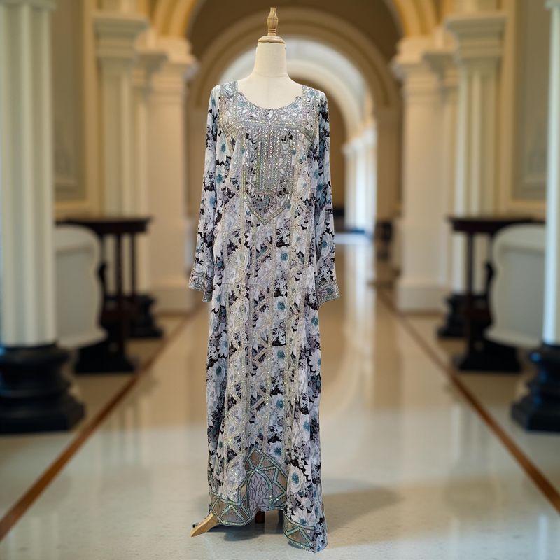 L-XL Hareer Mukhawar Ready to wear 58" Long