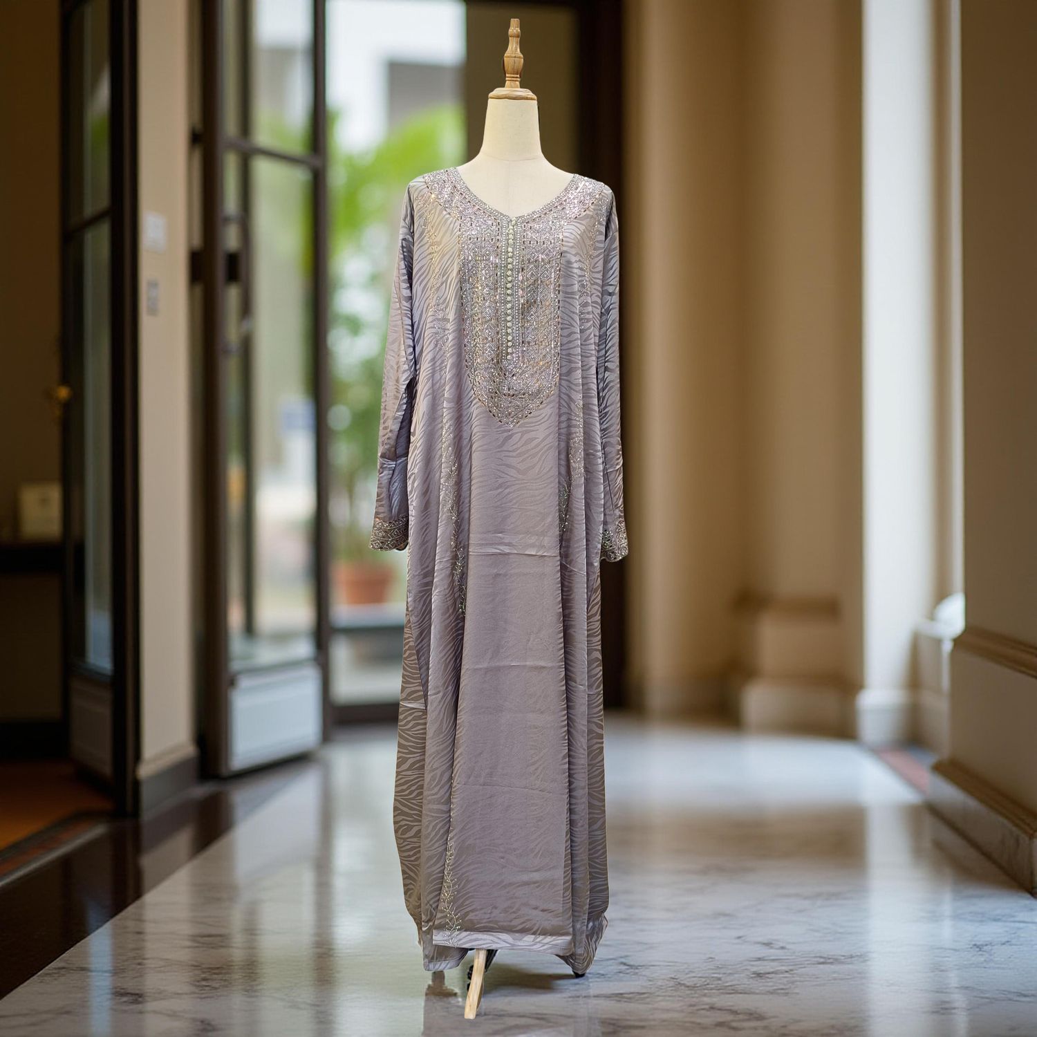 L-XL Hareer Mukhawar Ready to wear 58" Long