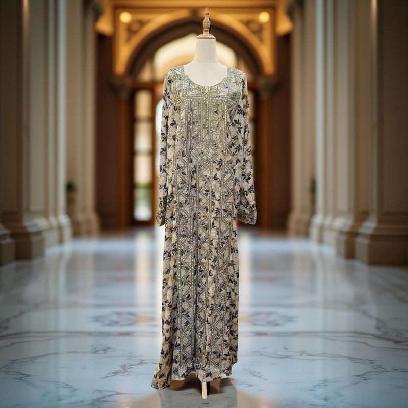 2XL-3XL Hareer Mukhawar Ready to wear 58" Long