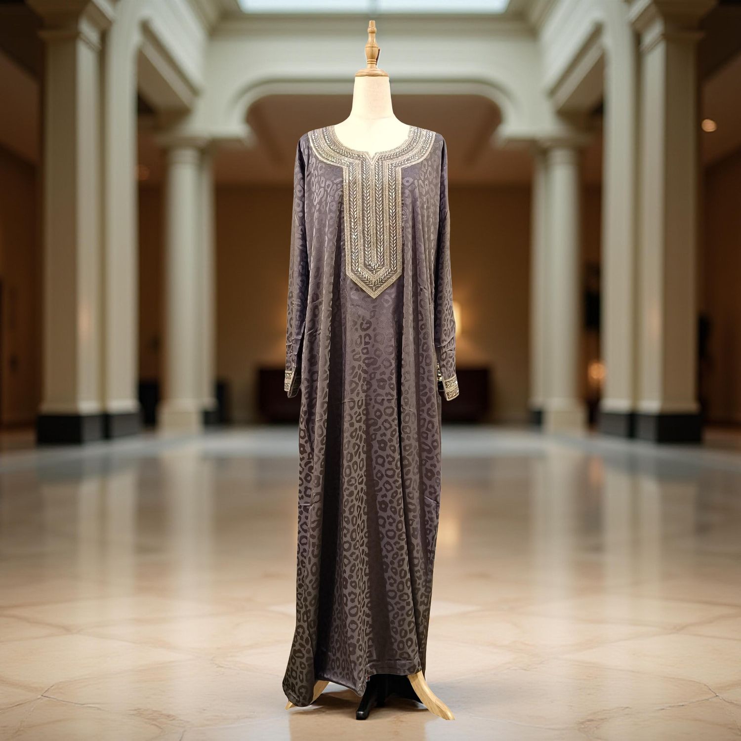 L-XL Hareer Mukhawar Ready to wear 58" Long