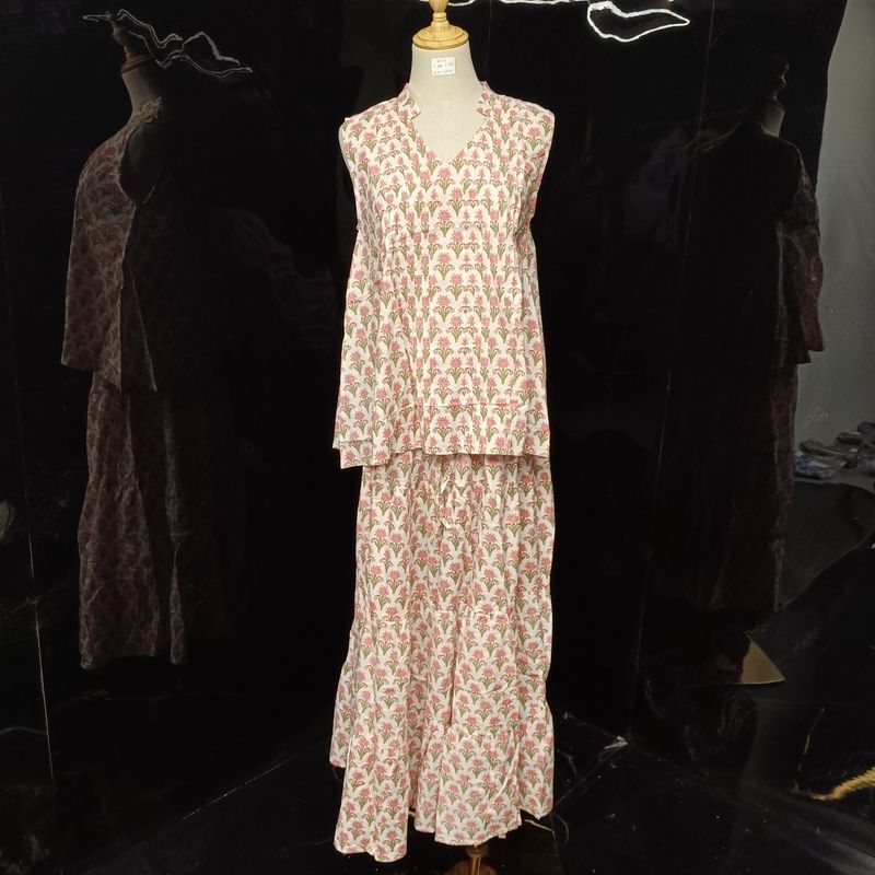 XS-S Fahima Printed Cotton Dress