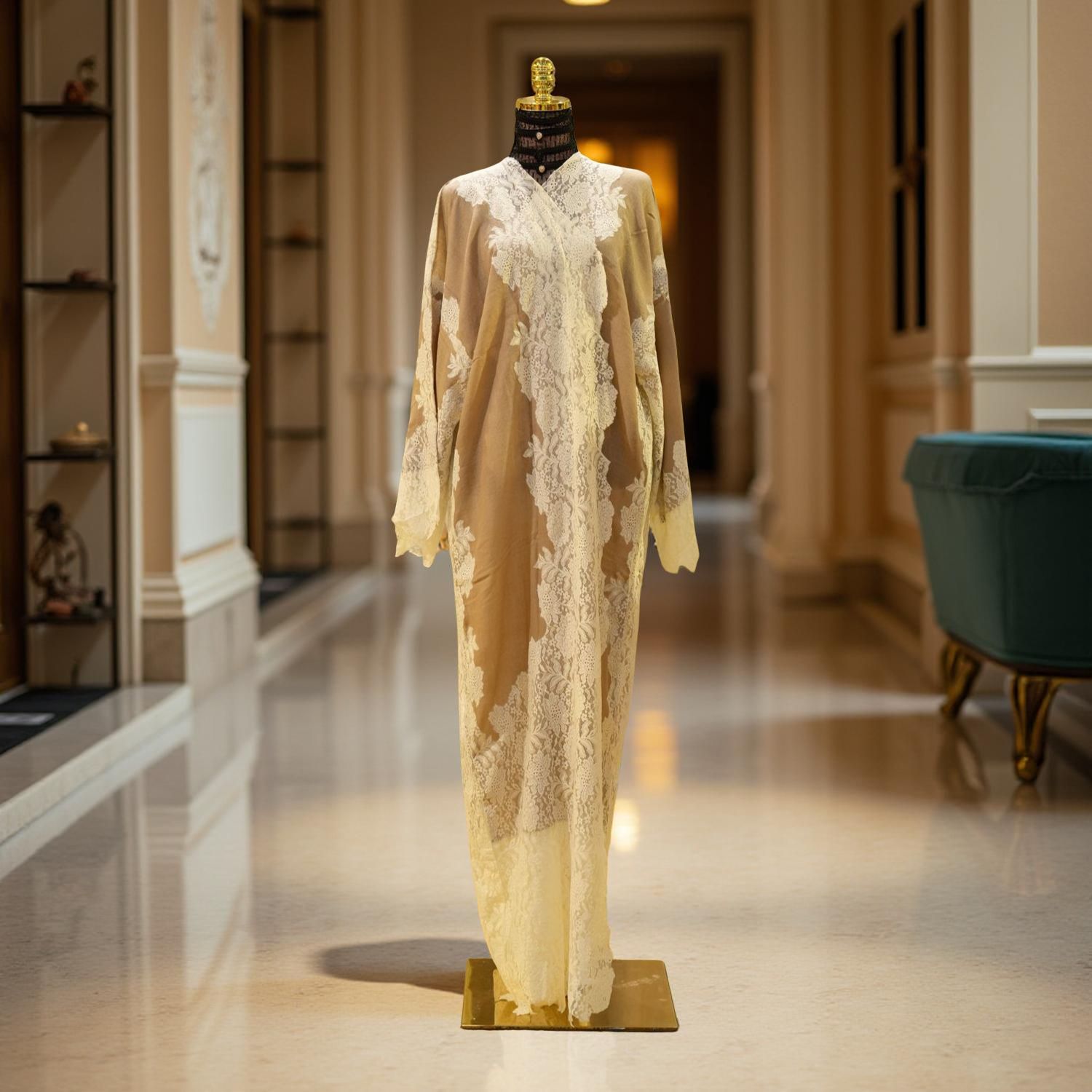 Free Size Kashmir Bisht  55" Long