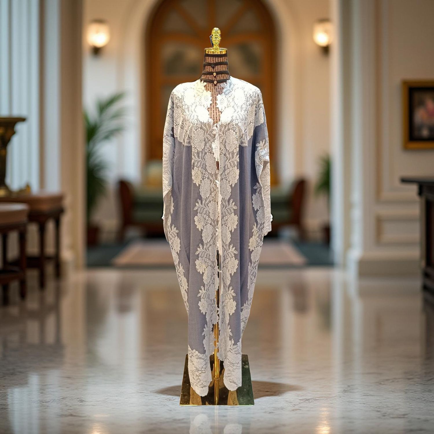 Cashmere Bisht 55'' Long Jalabiya