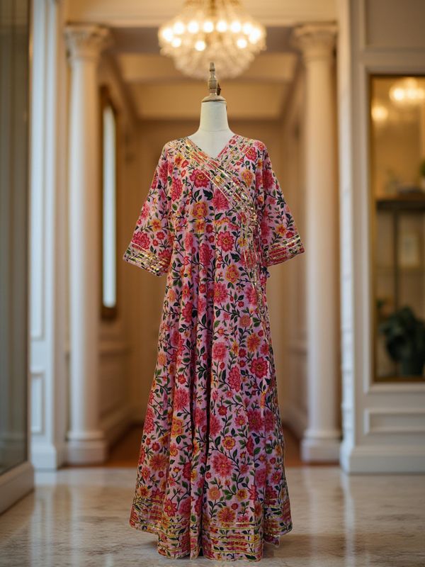 L-XL Priam Cotton Dress 57" Long Jalabiya