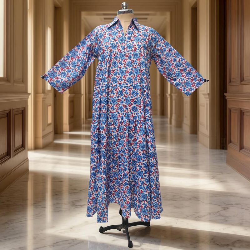 XS/S Cotton Jacket &amp; Jalabiya Set length 54” Long