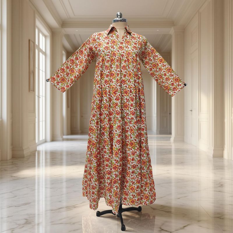 S-M Cotton Jacket &amp; Jalabiya Set With Sheila length 56” Long