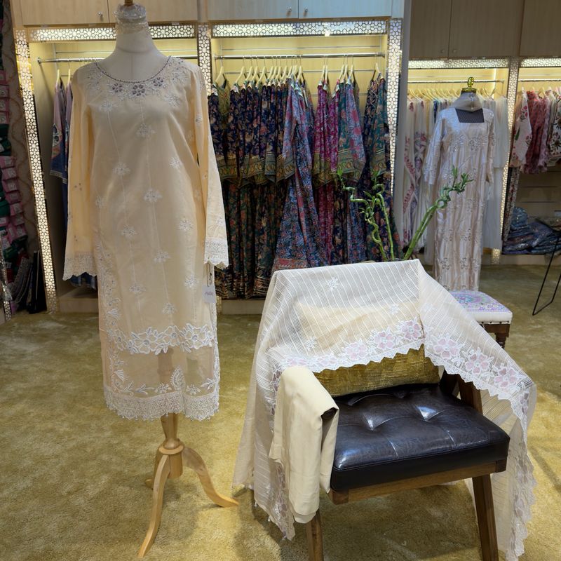  3 Pcs Designer Cotton Set by Rida Lounge