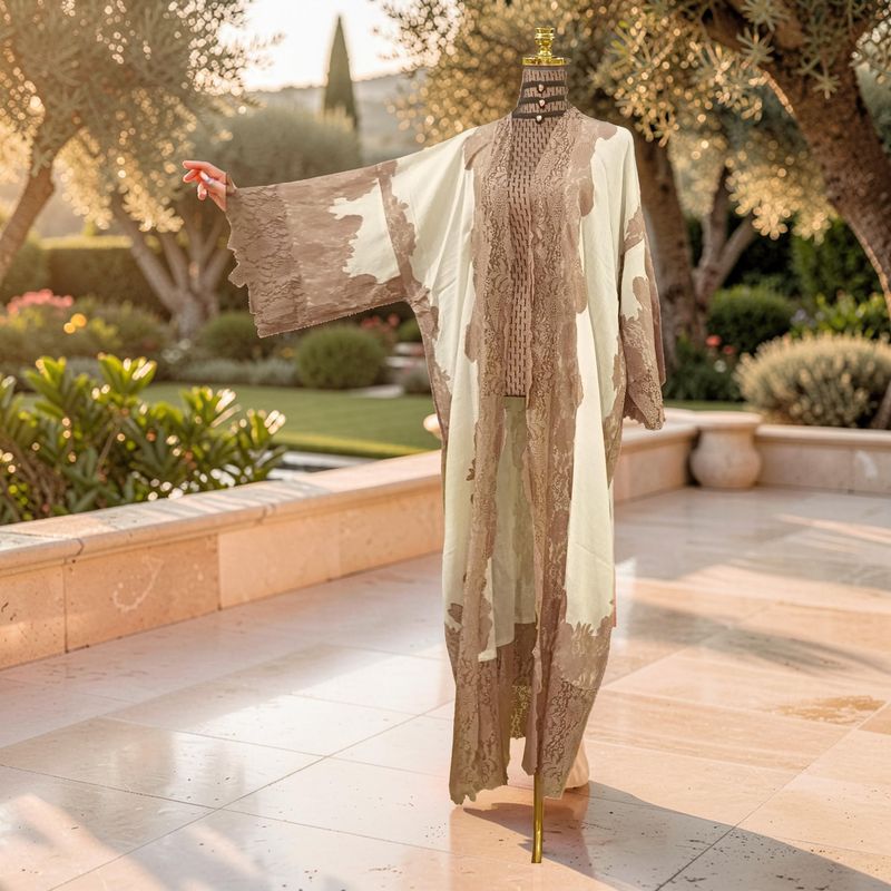 Kashmir Bisht With Sheila 56" Inches