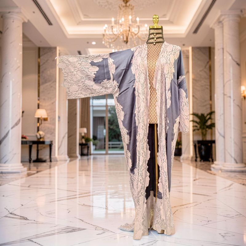 Kashmir Bisht With Sheila 58" Inches