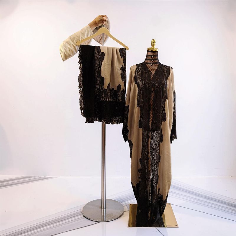 Kashmir Bisht With Sheila 56" Inches