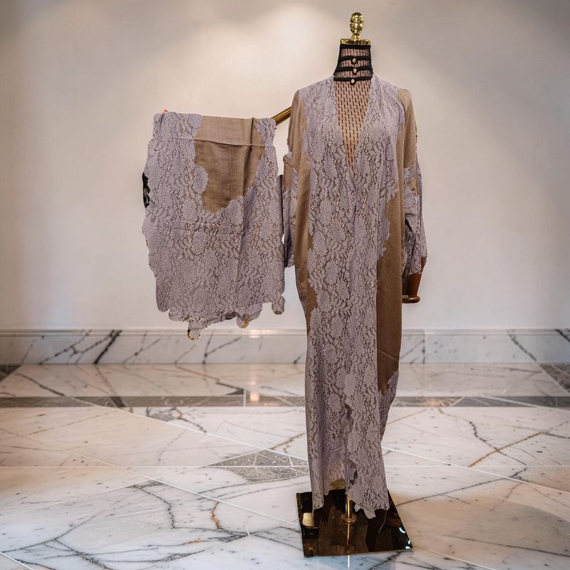 Kashmir Bisht With Sheila 54" Inches