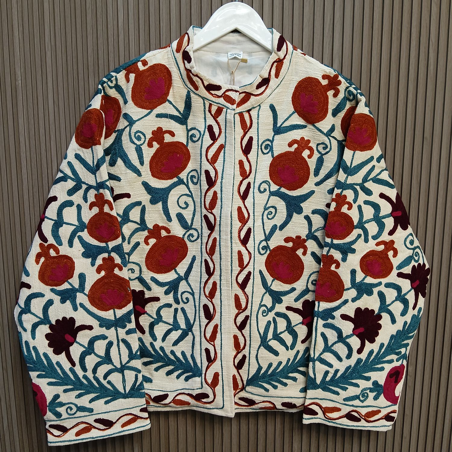 2XL-3XL Jacket Cotton Embroidered Length 24" inches