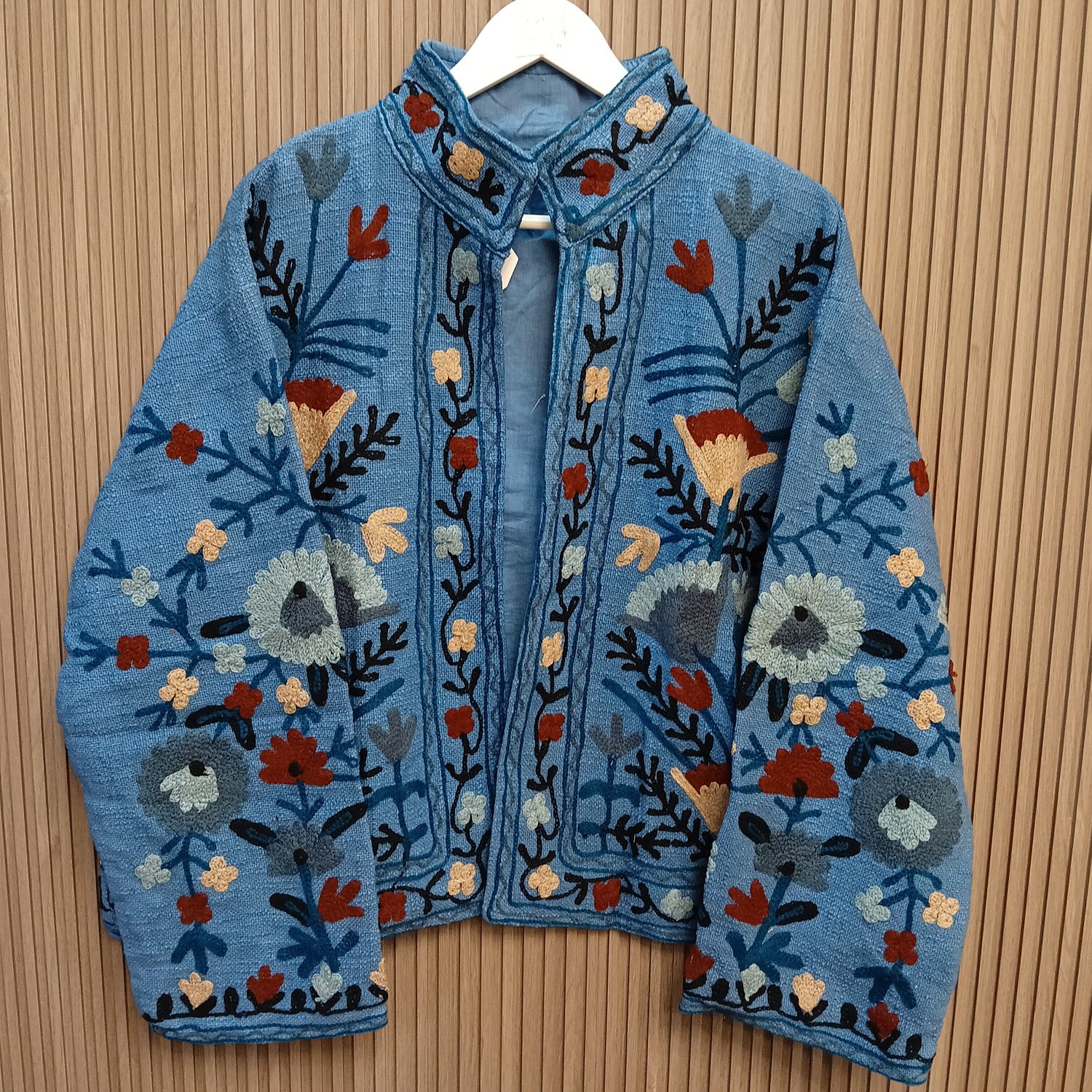 L-XL Jacket Cotton Embroidered Length 24" inches