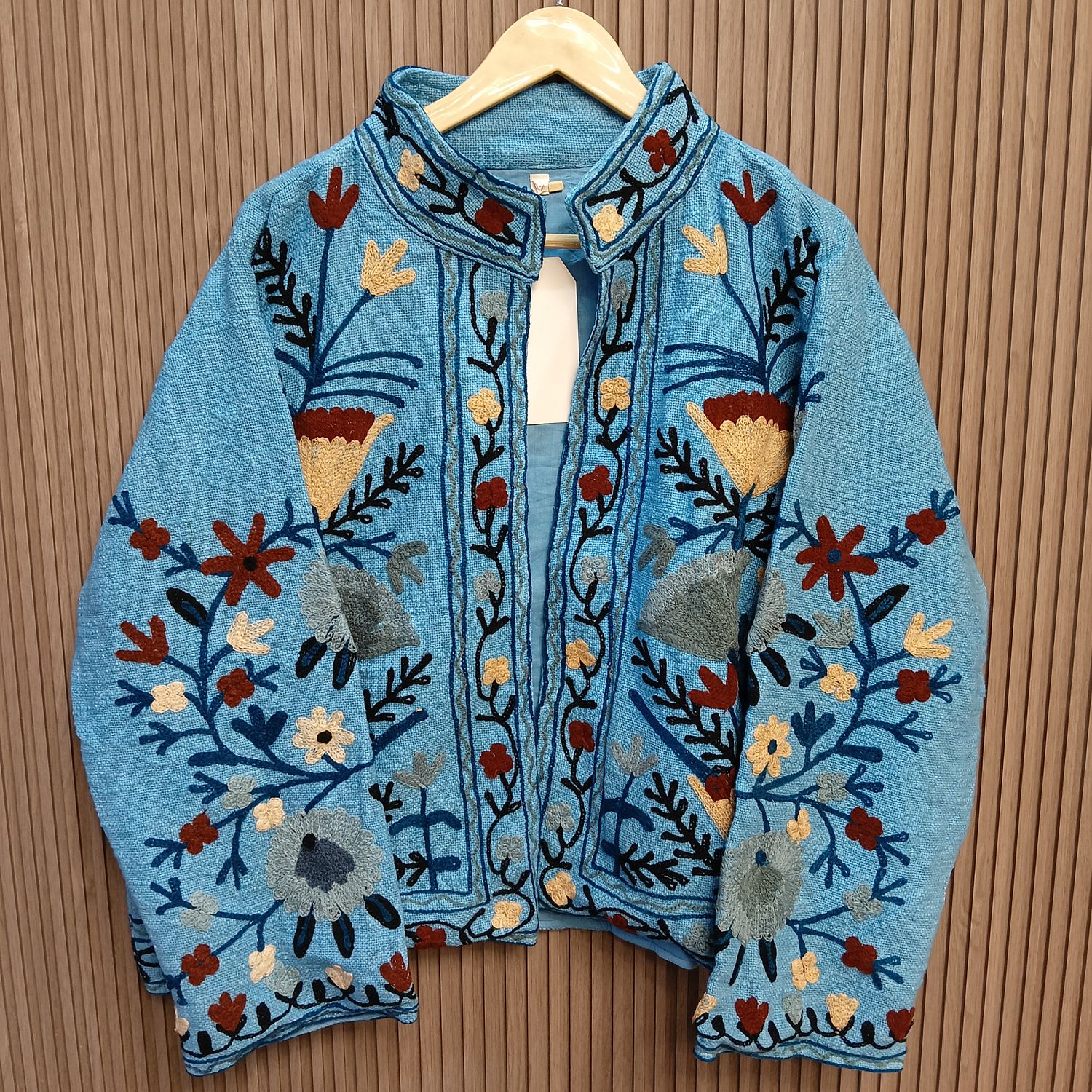 2XL-3XL Jacket Cotton Embroidered Length 24" inches