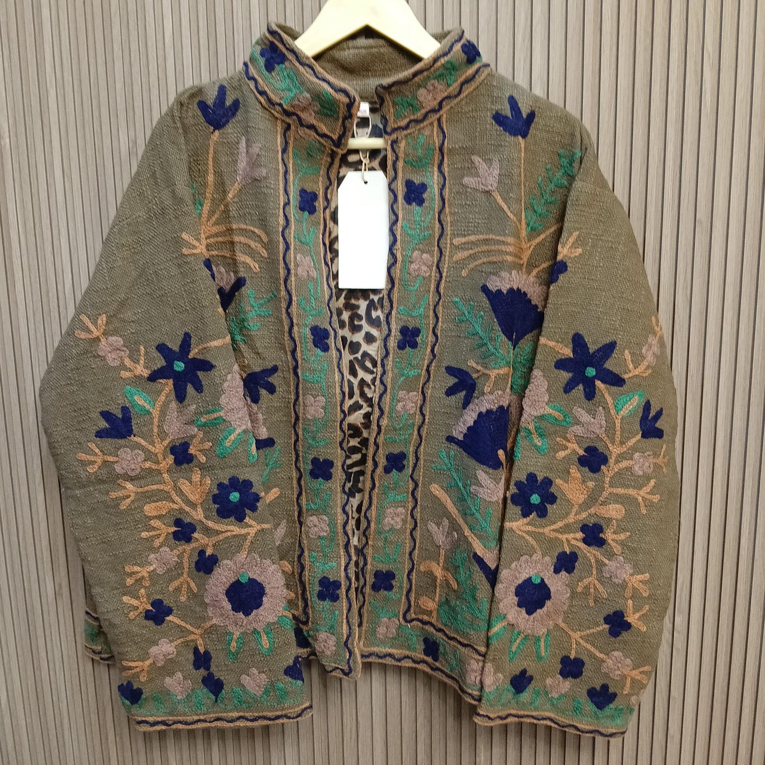 2XL-3XL Jacket Cotton Embroidered Length 24" inches