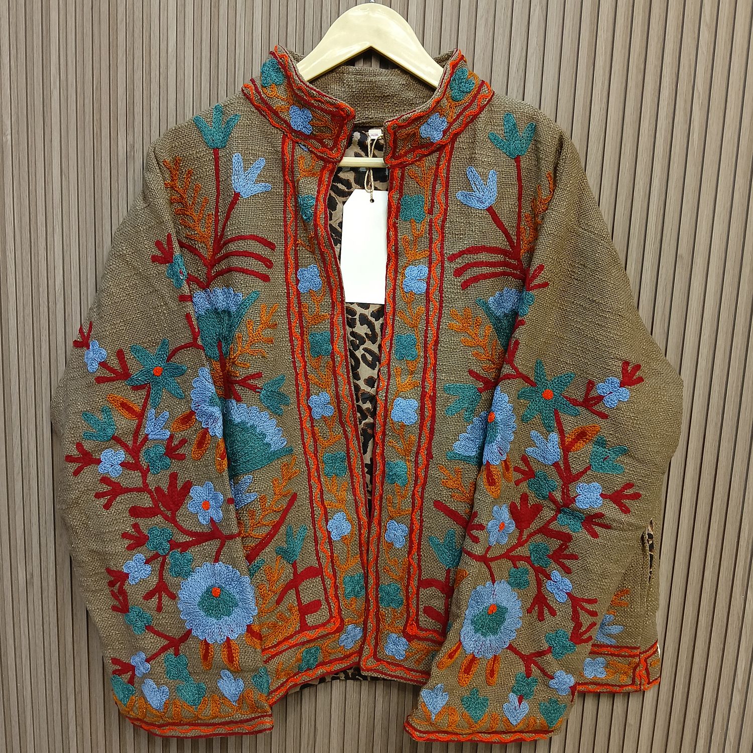 2XL-3XL Jacket Cotton Embroidered Length 24" inches