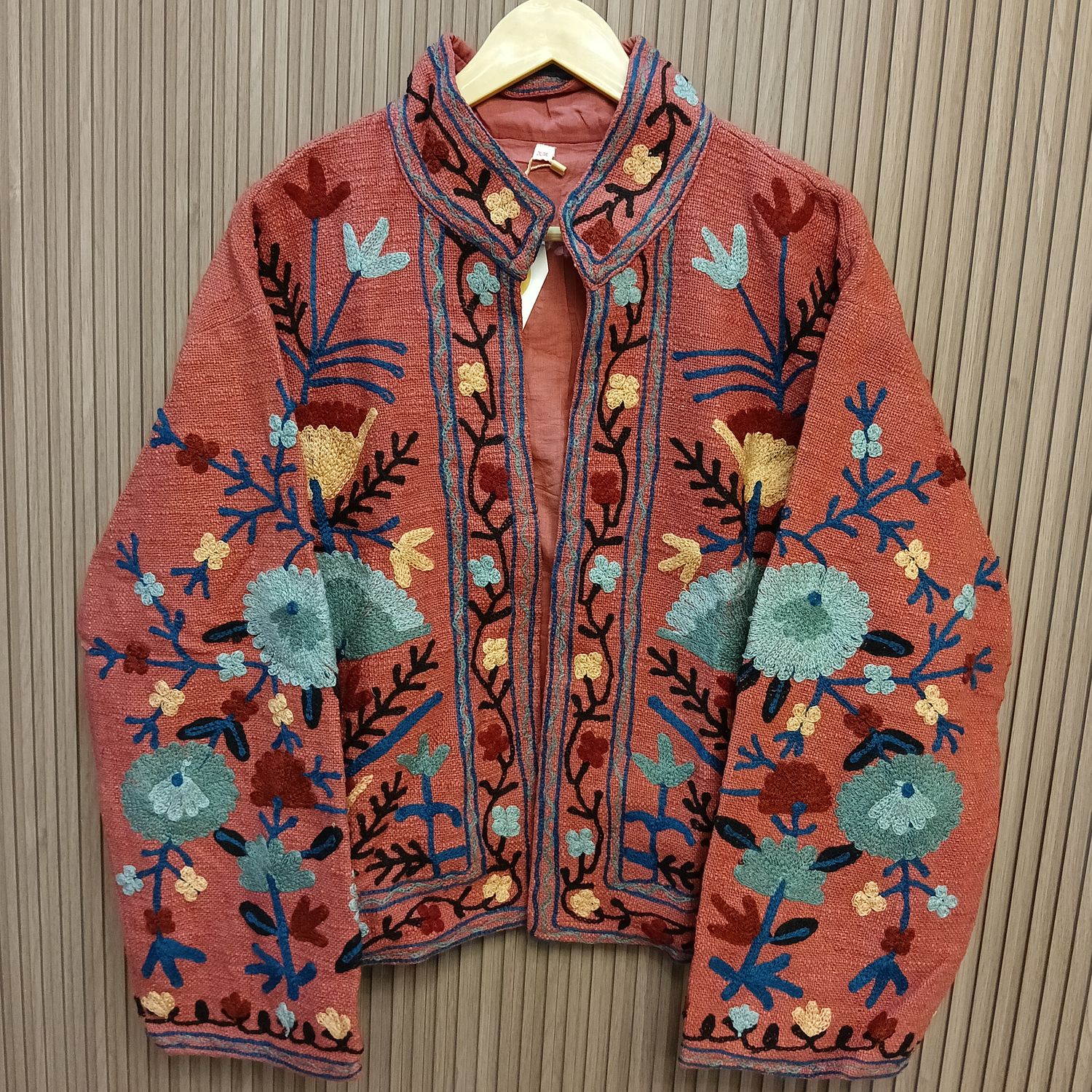 2XL-3XL Jacket Cotton Embroidered Length 24" inches