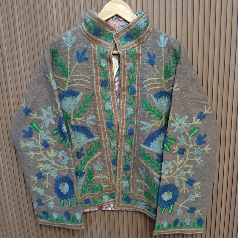 4XL-5XL Jacket Cotton Embroidered Length 24" inches