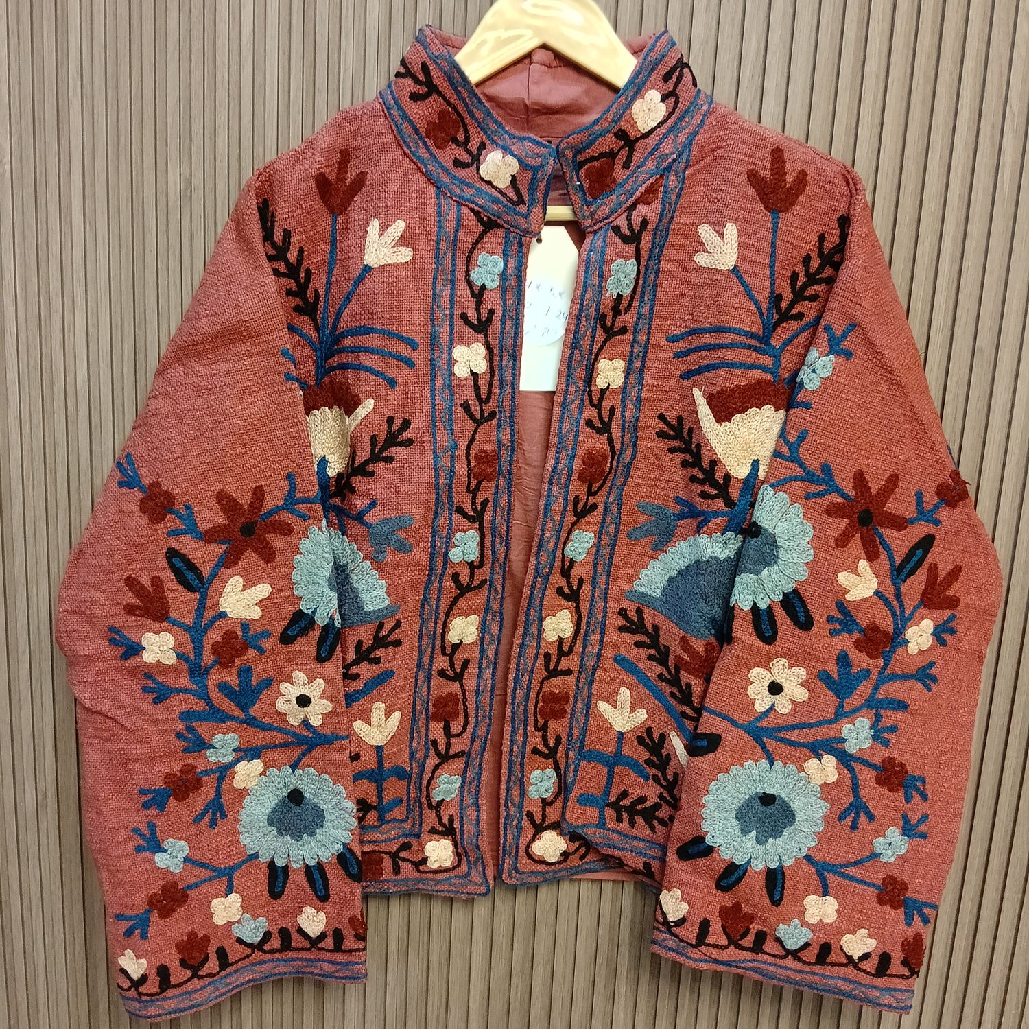 4XL-5XL Jacket Cotton Embroidered Length 24" inches