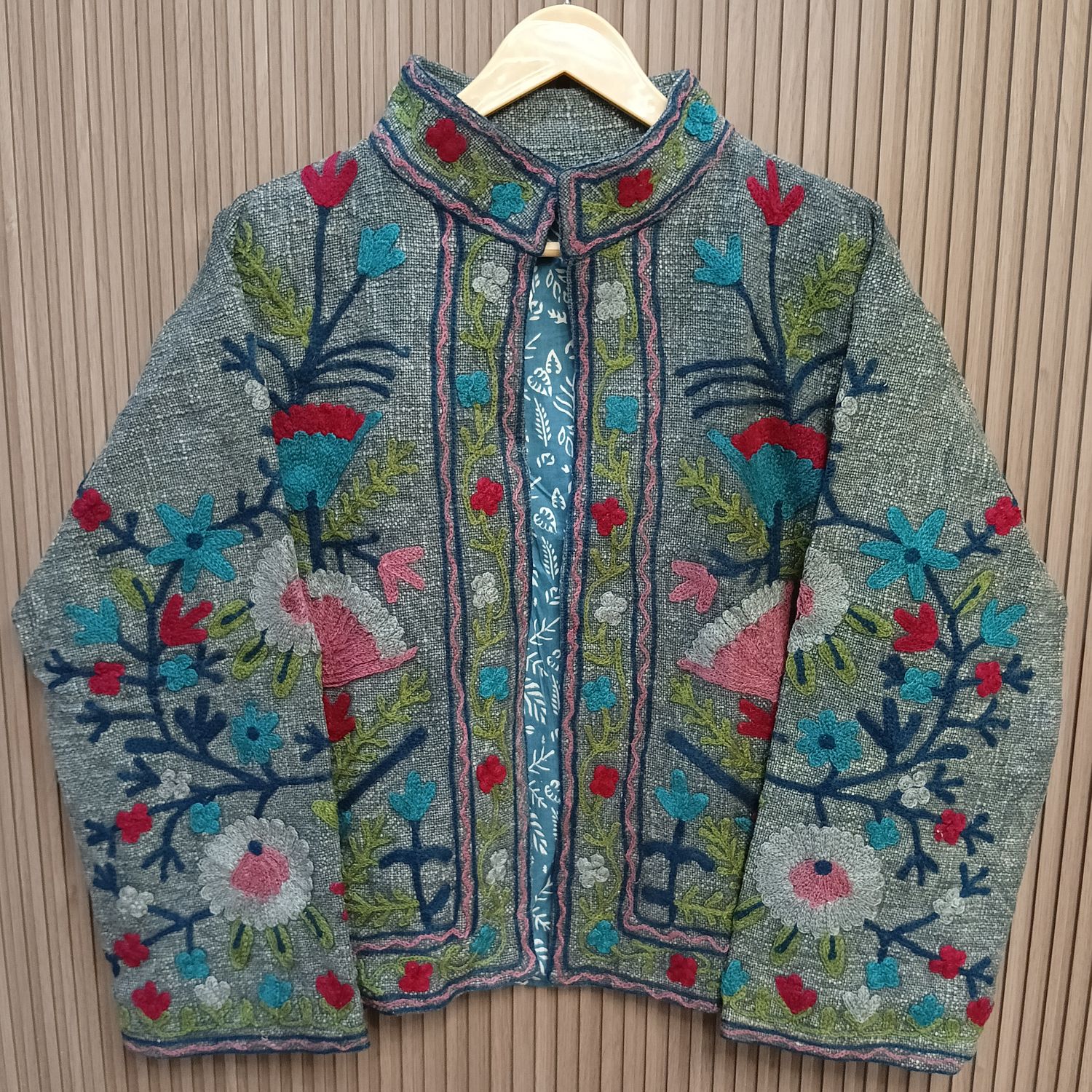4XL-5XL Jacket Cotton Embroidered Length 24" inches