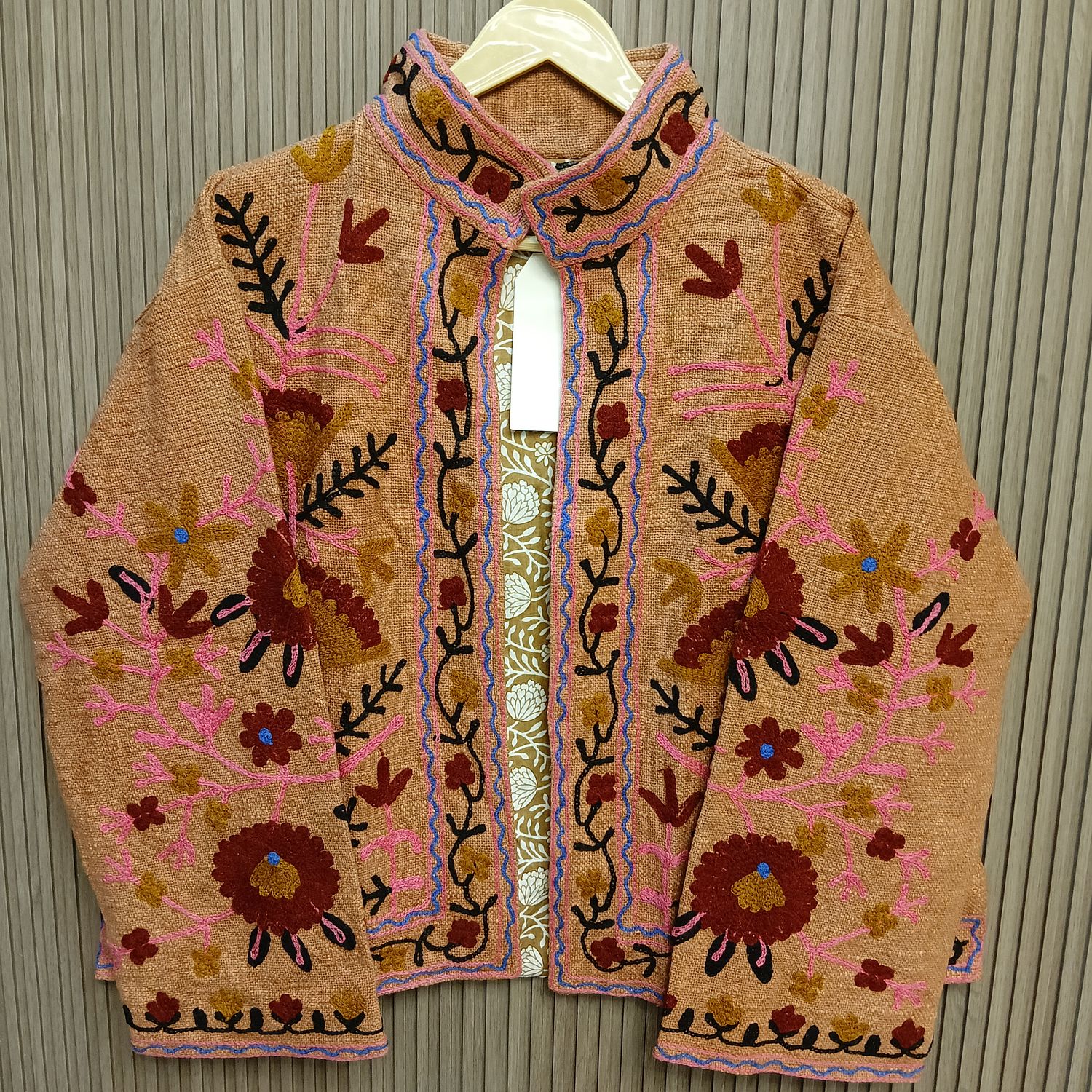 4XL-5XL Jacket Cotton Embroidered Length 24" inches