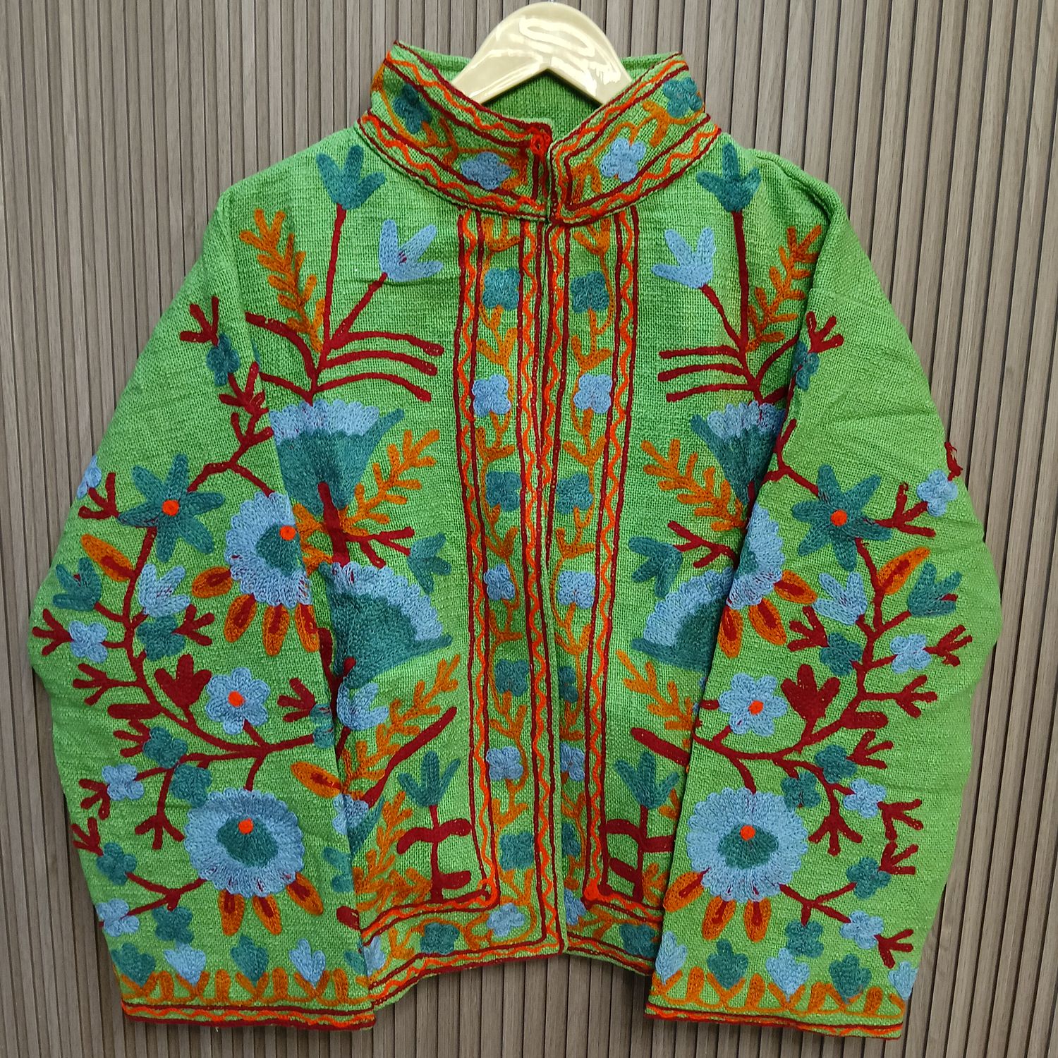 4XL-5XL Jacket Cotton Embroidered Length 24" inches
