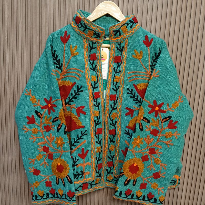 4XL-5XL Jacket Cotton Embroidered Length 24" inches