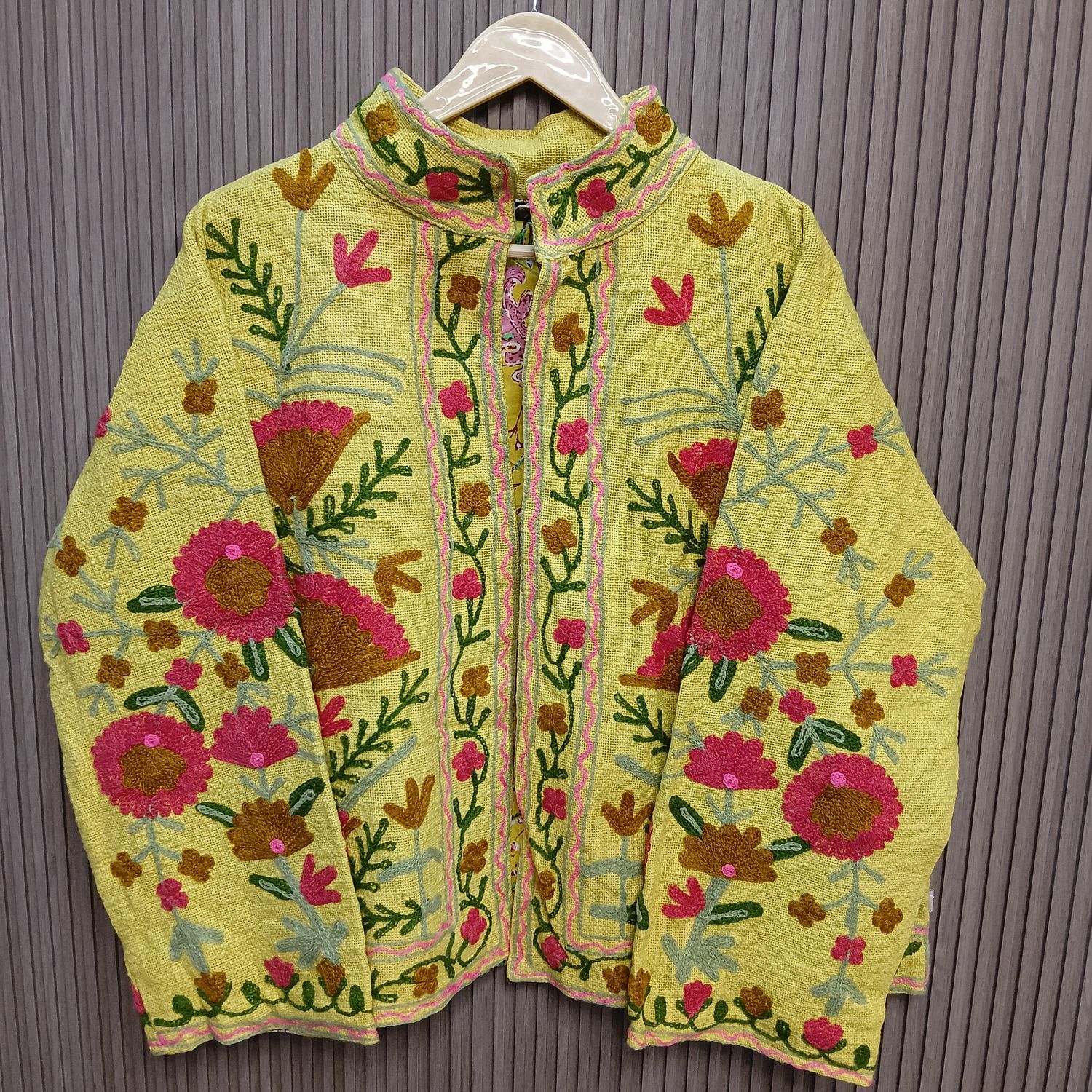 4XL-5XL Jacket Cotton Embroidered Length 24" inches