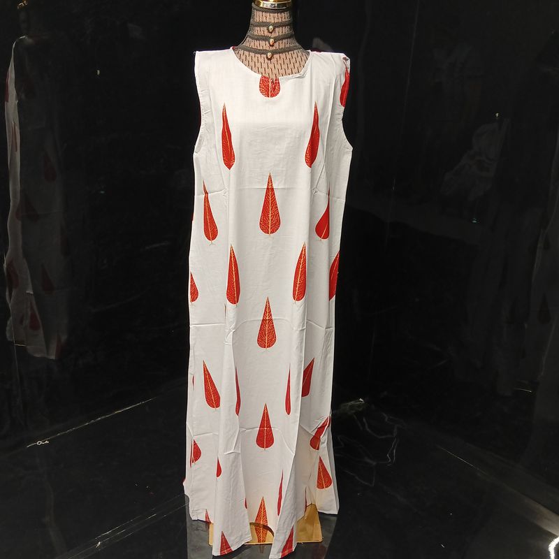 L-XL 2 Piece Set Co_Ord_Set Rasha Pure Cotton Dress Jalabiya