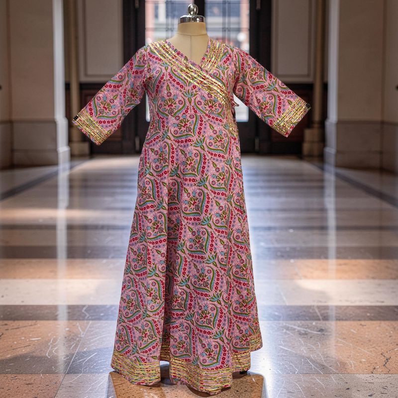 L-XL Priam Cotton Dress 57" Long Jalabiya JP