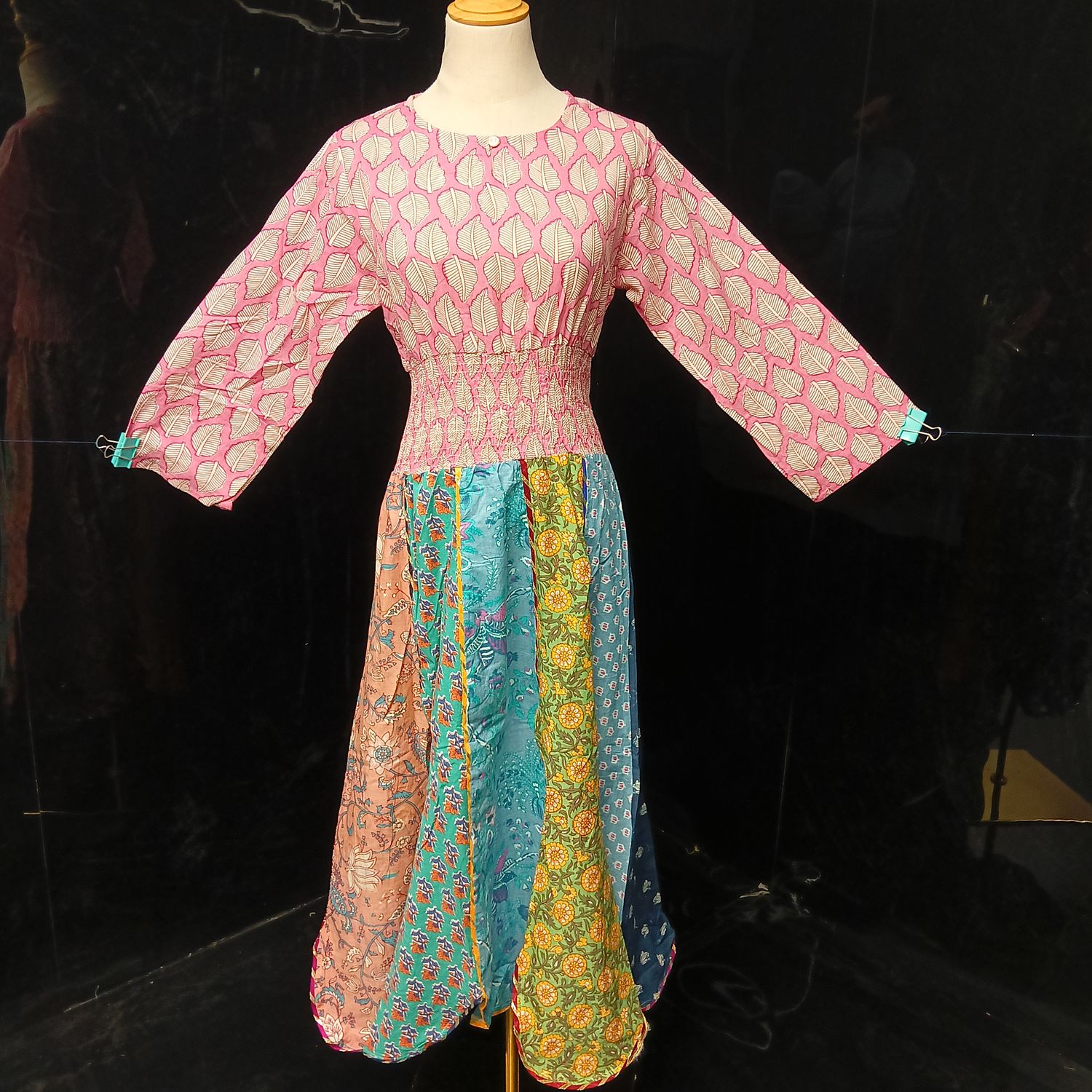 12-13  Zayna Printed Cotton Dress 50" Long Jalabiya