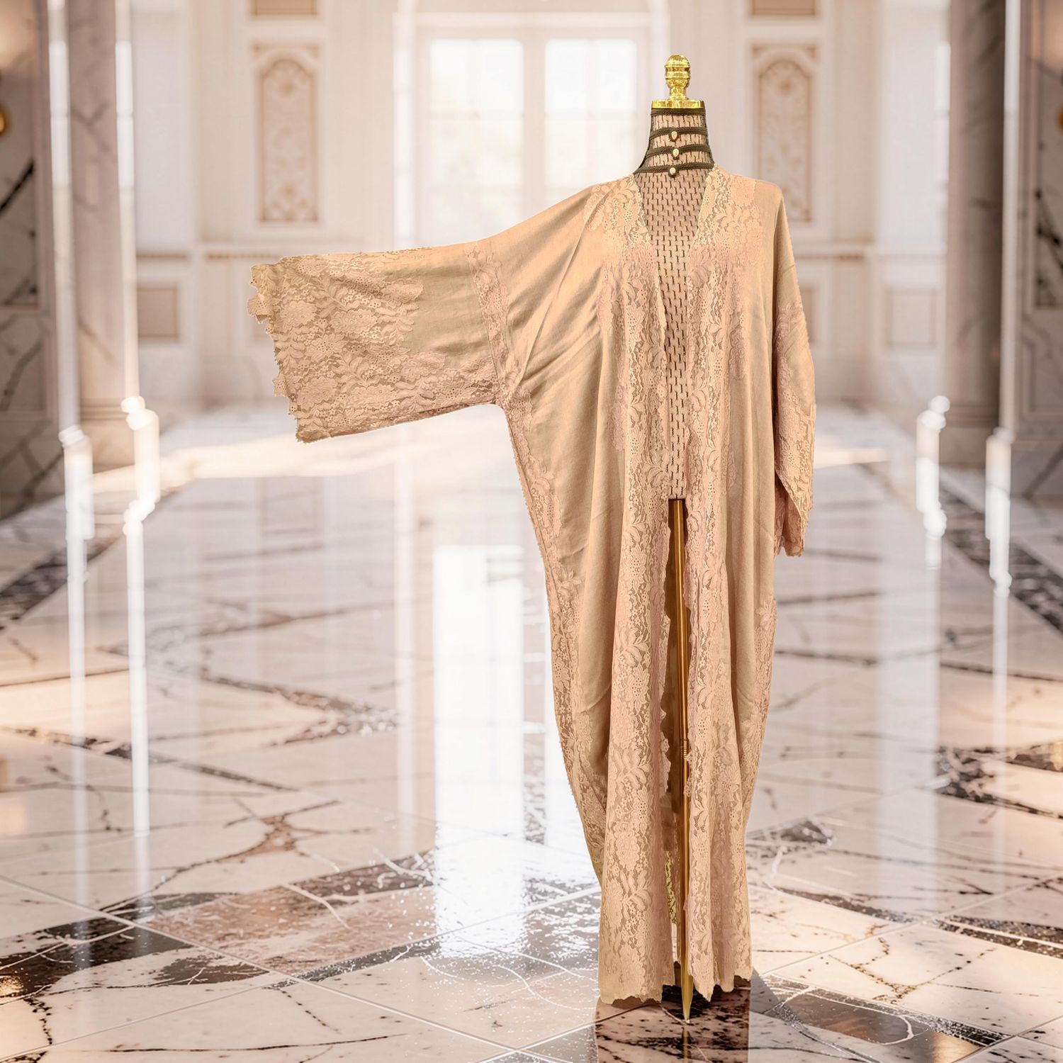 Kashmir Bisht With Sheila 59" Inches