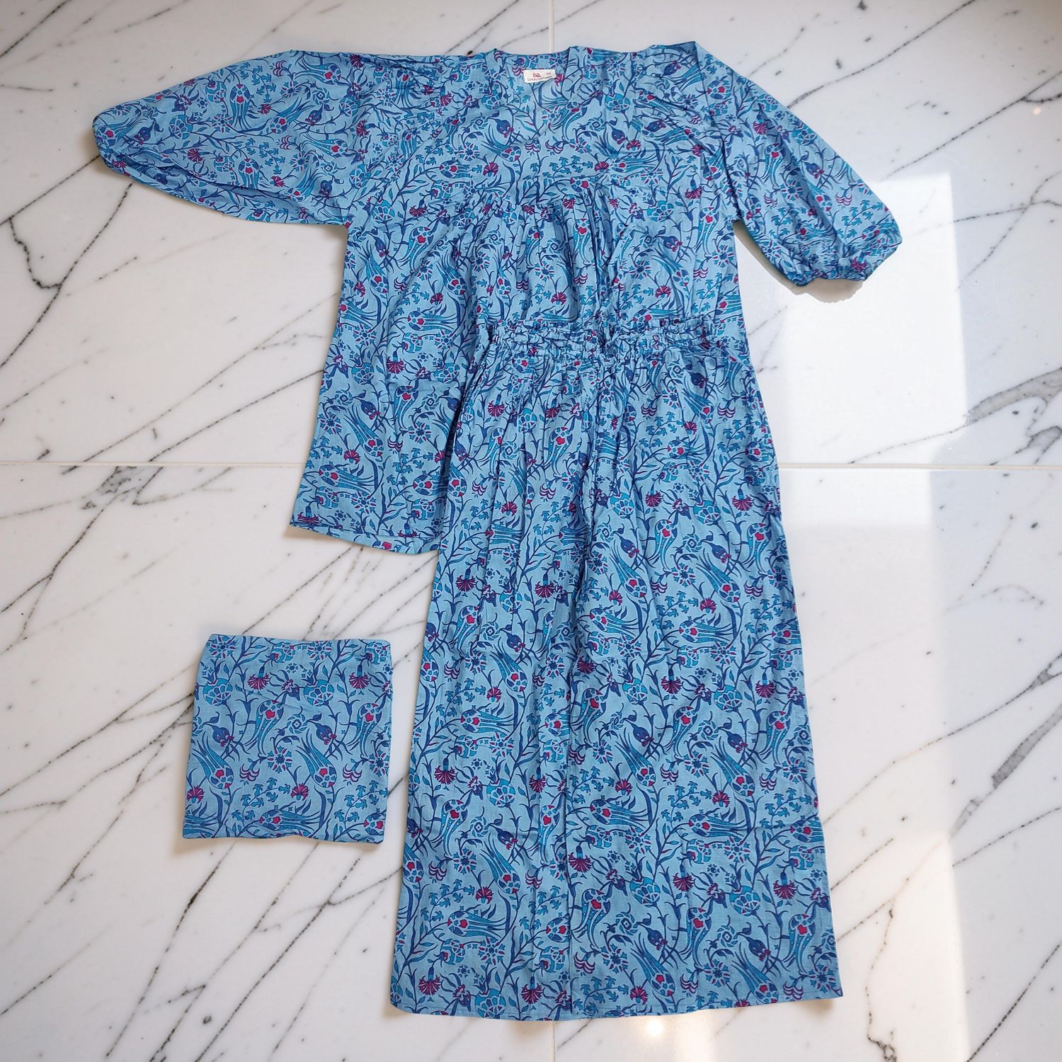 L/XL Urooj Co-ord Set Cotton Short Sleeves JP