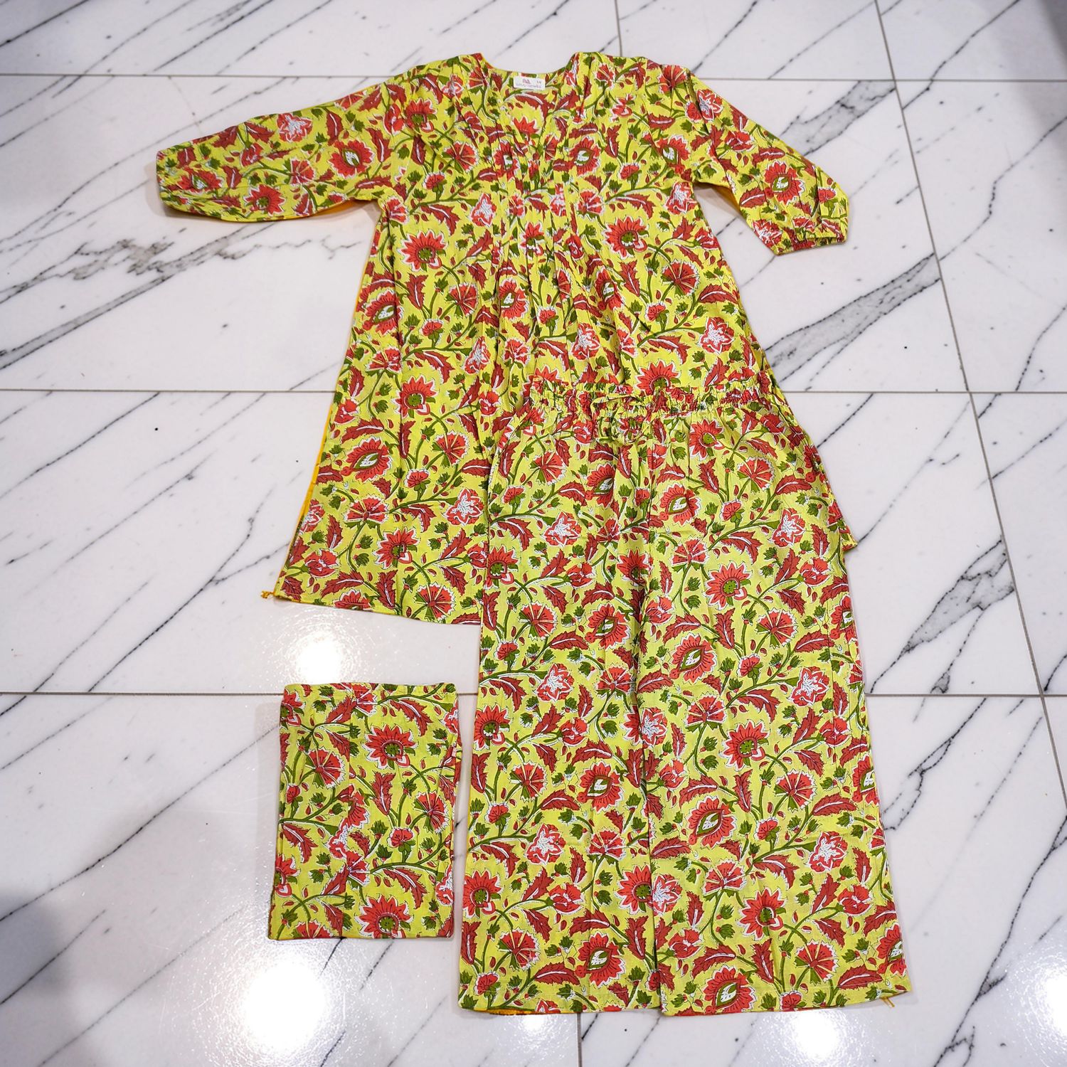XS/S Suml Co-ord Set Cotton JP