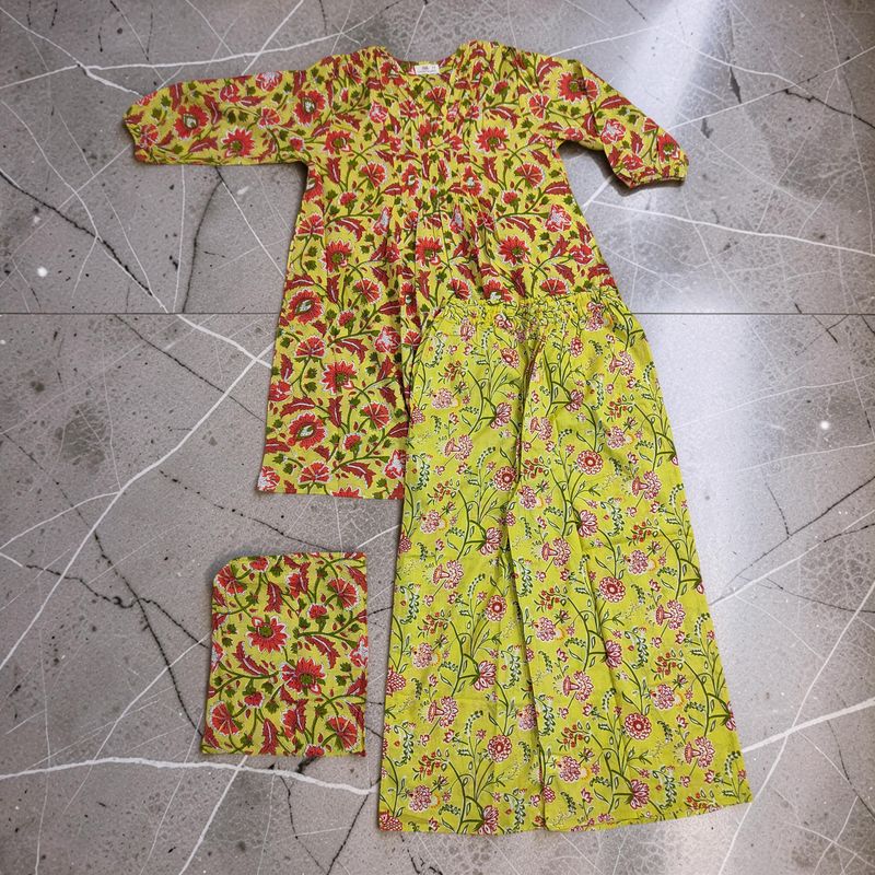 S/M Suml Co-ord Set Cotton JP