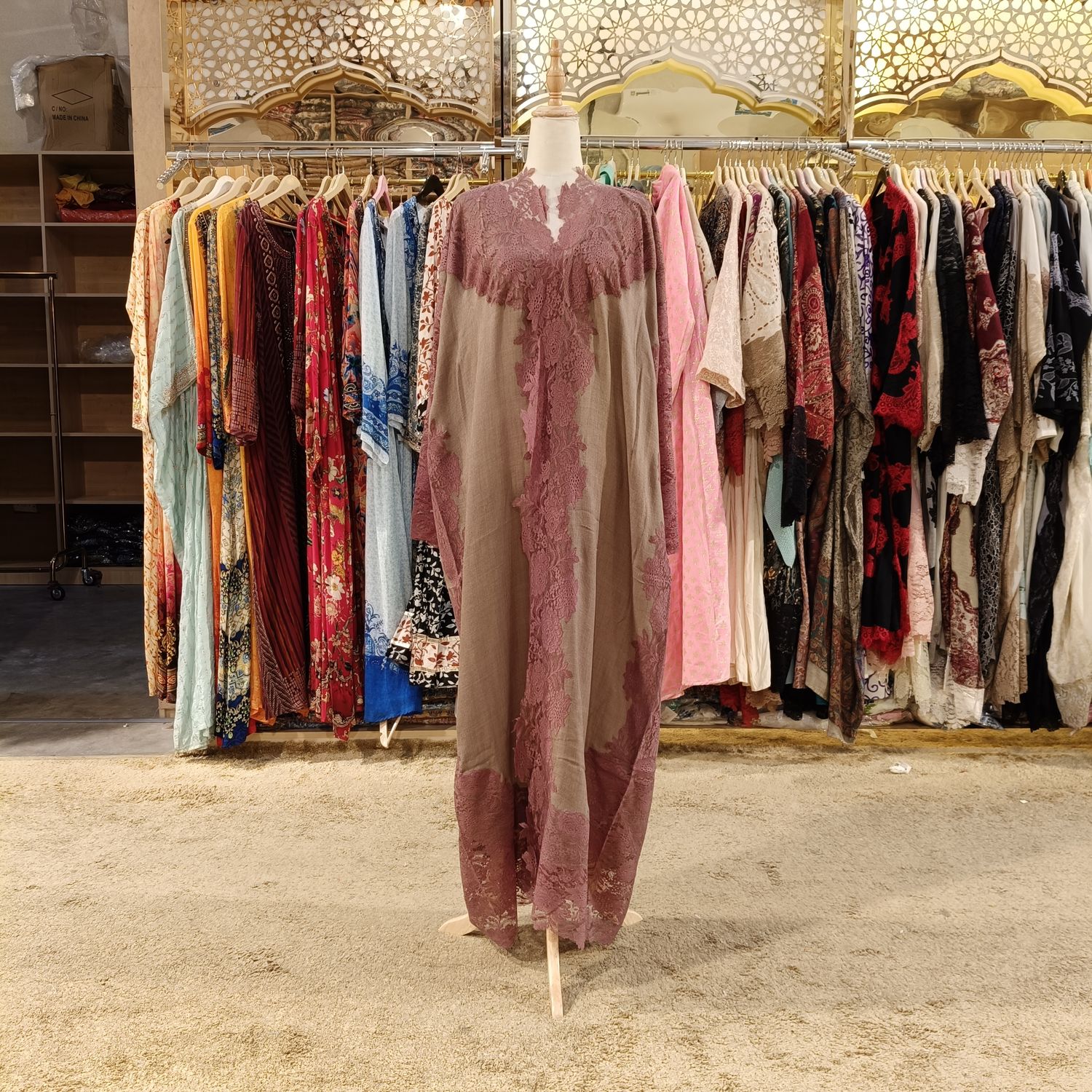 Free Size Kashmir Bisht  56" Long