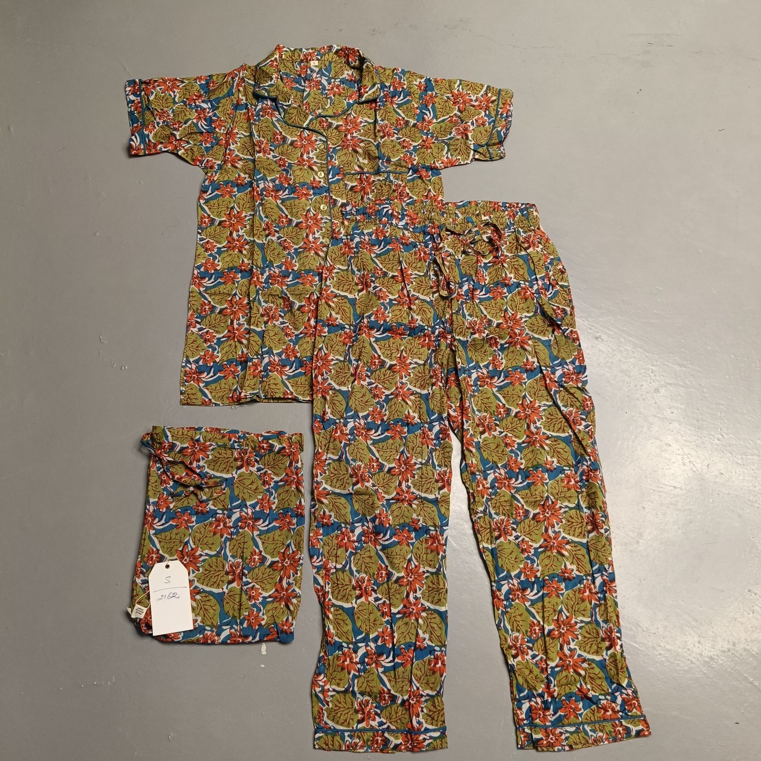 S/ M Short Sleeves Cotton Pajama Set