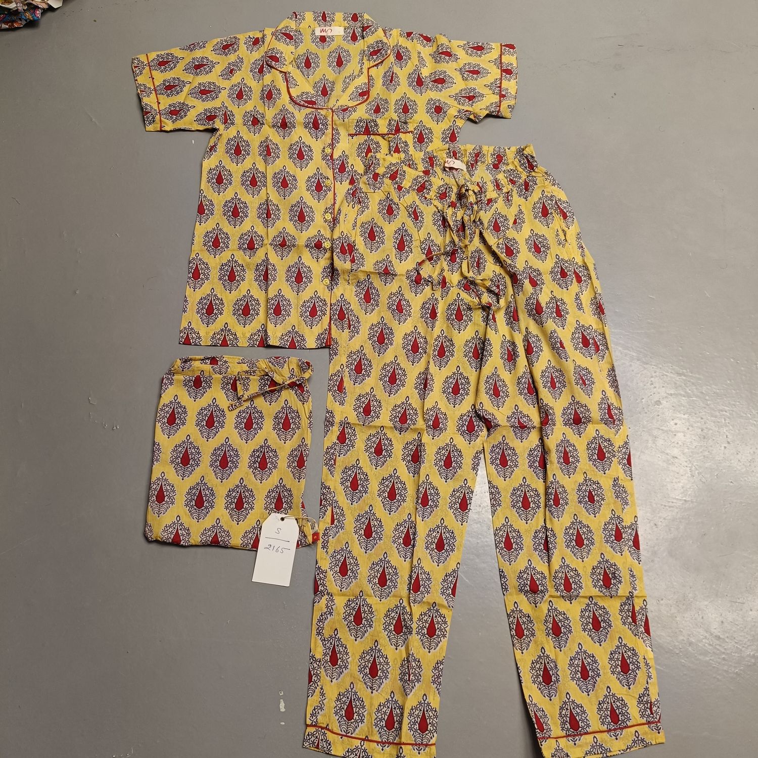 S/ M Short Sleeves Cotton Pajama Set