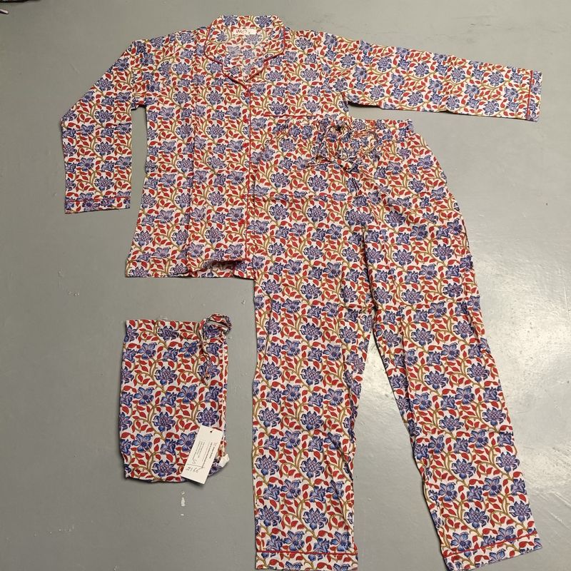 S/ M Short Sleeves Cotton Pajama Set