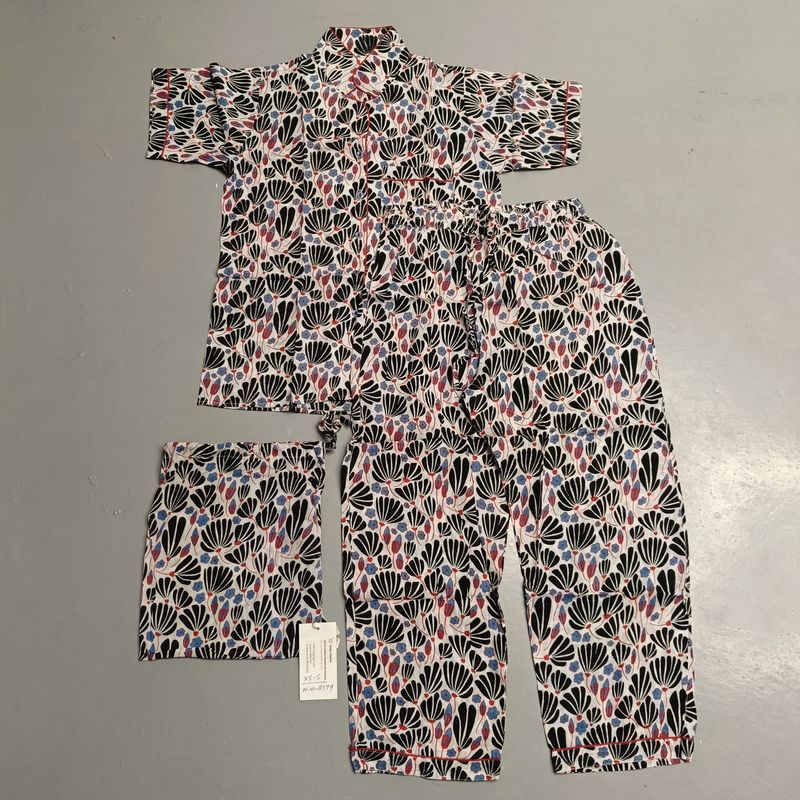 XS-S Cotton Short Sleeves Pajamas Set