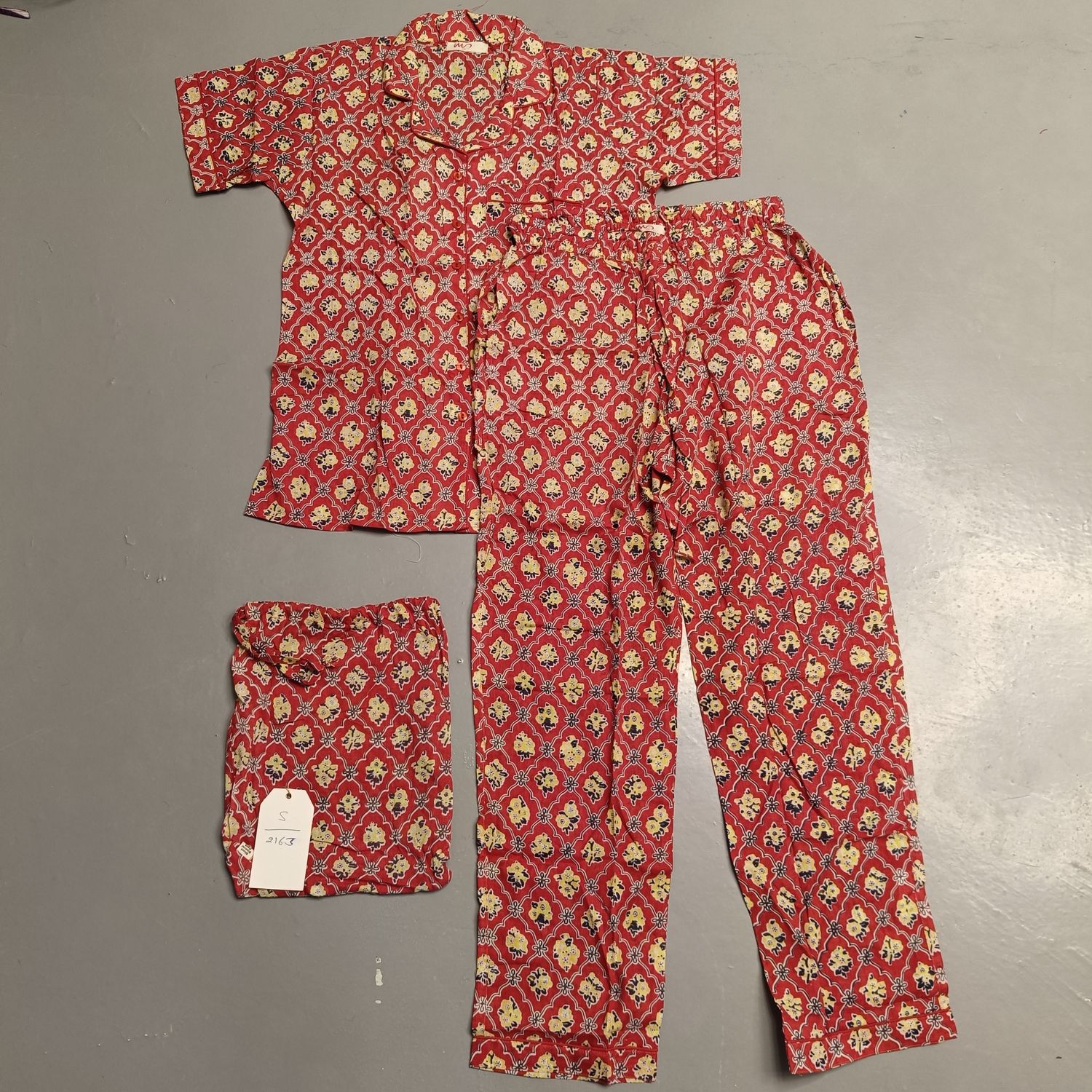 S/ M Short Sleeves Cotton Pajama Set